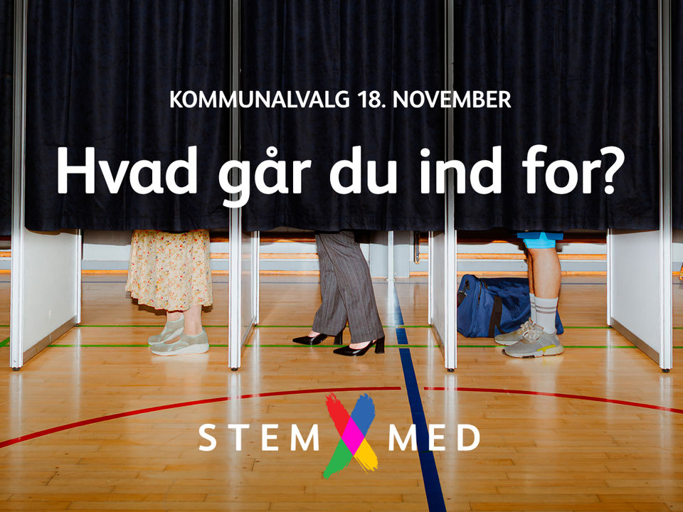 Stem med plakat til KV2025